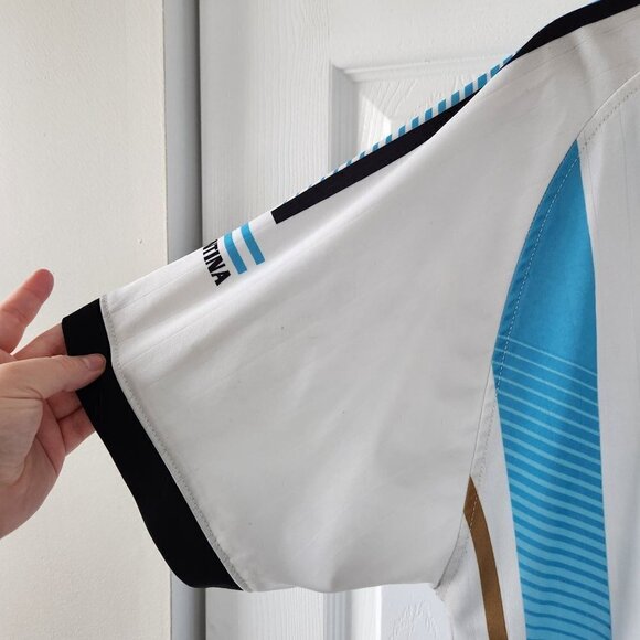 Argentina Blue/White Short Sleeve Soccer Jersey - Picture 4 of 12